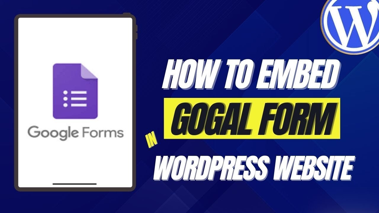 How To Embed Google Forms In Your Website On WordPress (Step-By-Step Tutorial)