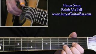 Ralph McTell Heron Song Intro Guitar Lesson