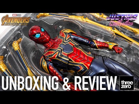 Iron Spider Avengers Infinity War Threezero DLX Unboxing & Review