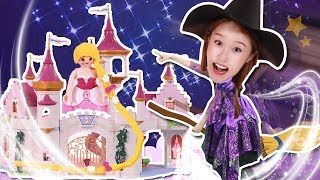 마녀로 변신!! 플레이모빌 프린세스 공주의 궁전 마녀 변신 놀이 - 지니
