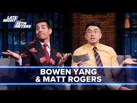 Bowen Yang and Matt Rogers Give Seth Bad News About the Las Culturistas Culture Awards