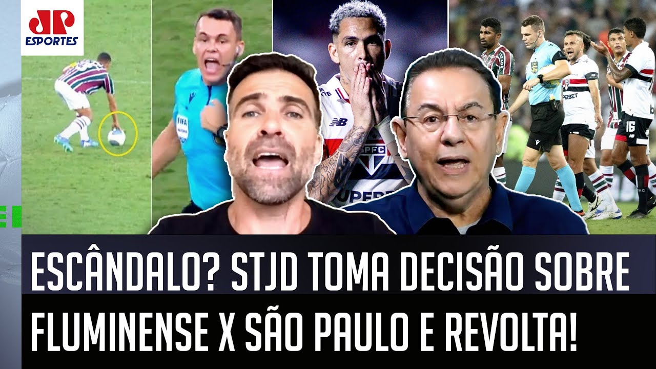 "DANE-SE A LEI, NÉ??? ISSO É NOJENTO! O STJD DECIDIU que Fluminense x São Paulo..." DESFECHO REVOLTA