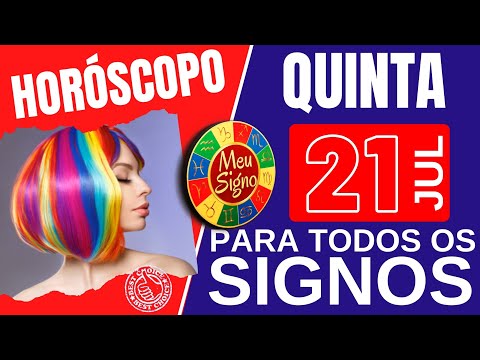 #meusigno HOROSCOPO DO DIA DE HOJE ⭐ QUINTA 21 DE JULHO DE 2022 l PREVISÕES PARA TODOS OS SIGNOS