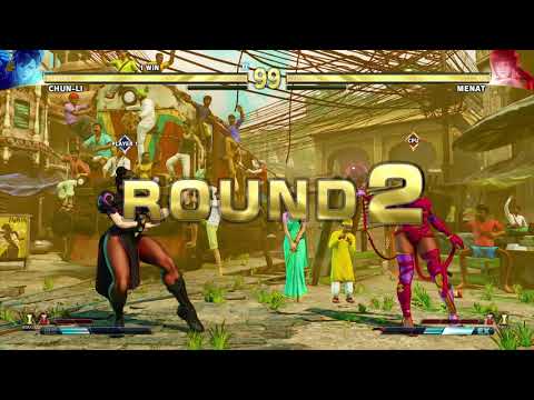 STREET FIGHTER V (Chun Li vs Menat)