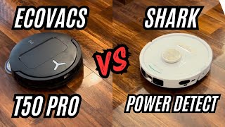 Shark NeverTouch Pro Robot Vacuum vs Ecovacs T50 Pro: Which 