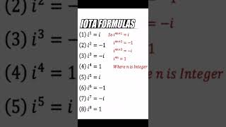 Iota formula l Basic mathematics #iota #iotapplications #complex
