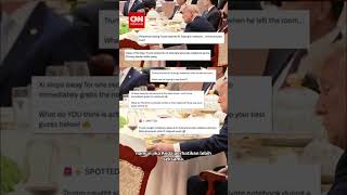 Download lagu Viral Video Trump Menyontek Catatan Xi Jinping, Apa Benar? mp3