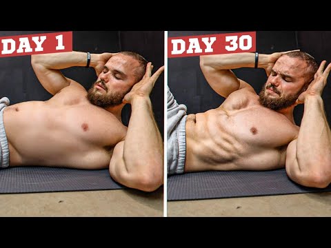 4 MIN Abs Challenge To GET 6 Pack Abs (30 DAYS Results)