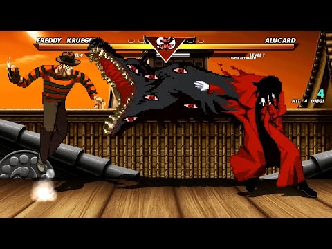 FREDDY KRUEGER vs ALUCARD - Highest Level Awesome Fight!