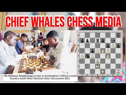 When you finally play against a Nigerian Chess Legend