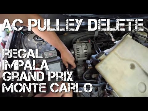 AC Pulley Delete Grand Prix - How to Remove AC Compressor