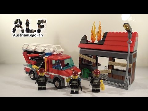 Vidéo LEGO City 60003 : L'intervention du camion de pompier