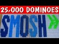 Famous YouTubers In 25 000 Dominoes Part 1