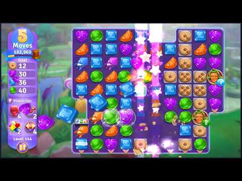 Wonka's World of Candy Level 144 - NO BOOSTERS + FULL STORY 🍫 | SKILLGAMING ✔️