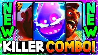 CLASH ROYALE'S NEWEST KILLER COMBO DECK!