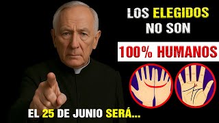 El Elegido con la letra M y la luna creciente en sus manos, ¡NO ES 100% HUMANO!