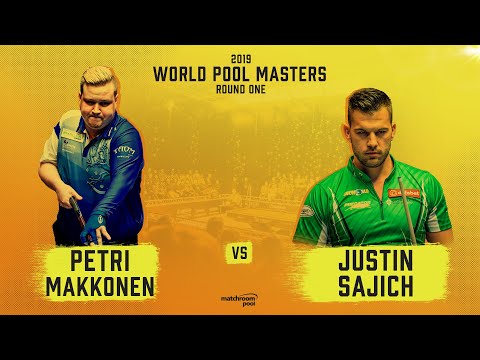 Petri Makkonen vs Justin Sajich | 2019 World Pool Masters