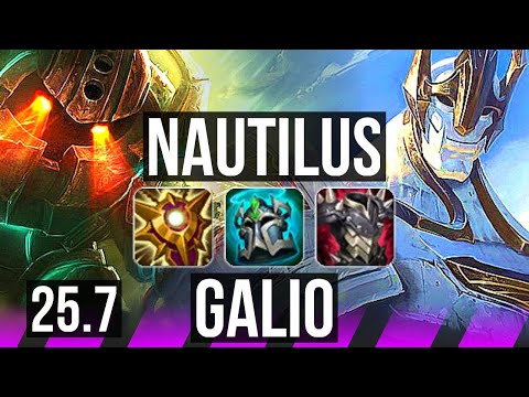 NAUTILUS & Swain vs GALIO & Kai'Sa (SUP) | 5/3/38, 18k DMG | NA Challenger | 25.7