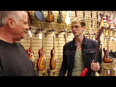 Machine Gun Kelly (Colson Baker) visits Norman's Rare Guitars