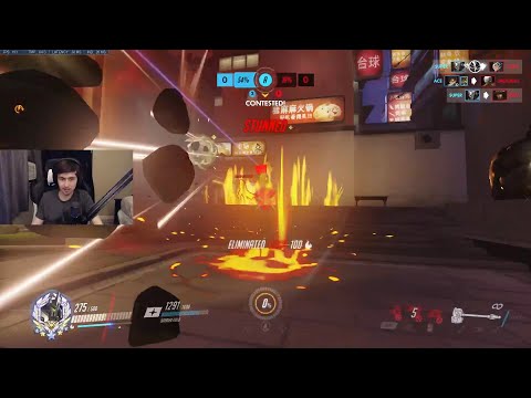 SUPER REINHARDT GAMEPLAY OVERWATCH SEASON 34 TOP 500