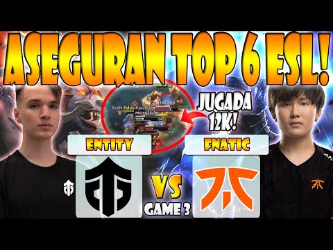 ENTITY VS FNATIC BO3[GAME 3]ELIMINACIÓN- PURE VS DJ - ESL ONE MALAYSIA 2022 - DOTA 2 PRO