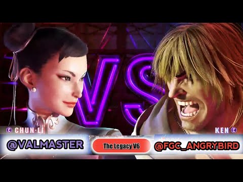 SF6 AC @VALMASTER VS @FGC_ANGRYBIRD SÚPER COMBATE DE ALTO NIVEL STREET FIGHTER 6 V6