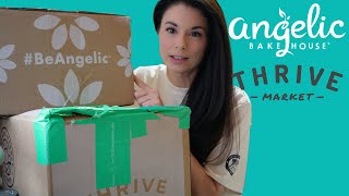 Thrive Market & Angelic Bakehouse Unboxing - Alkaline Water, Sprouted Bread & Pantry + Coupon