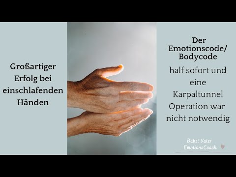 Keine einschlafenden Hände mehr - großartiger Erfolg nach einer Body Code Sitzung