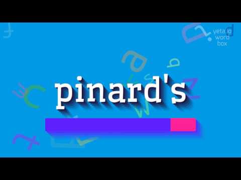 How to say "pinard's"! (High Quality Voices)