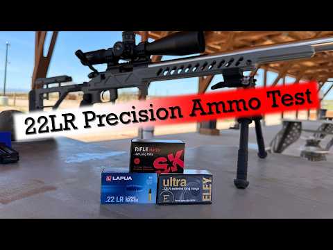 22LR Precision Rifle Ammo Test - SK vs. Lapua vs. Eley