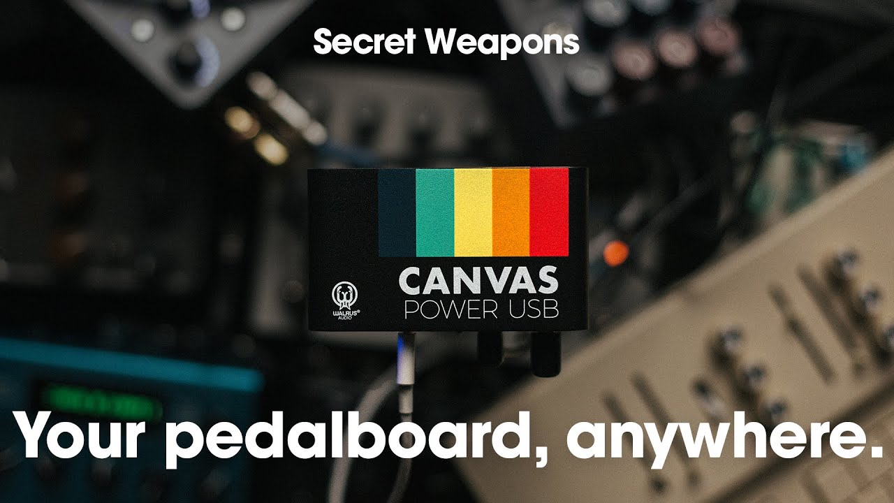 Powering EVERYTHING from a battery pack?? Walrus Audio Canvas Power USB - YouTube