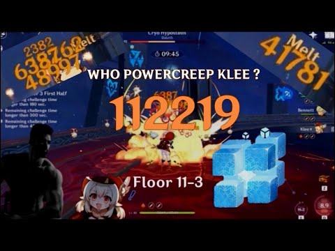 Klee is Just TOO GOOD! | Maxed DPS | 1 DPS Window Cryo Hypostasis | Genshin Impact Spiral Abyss