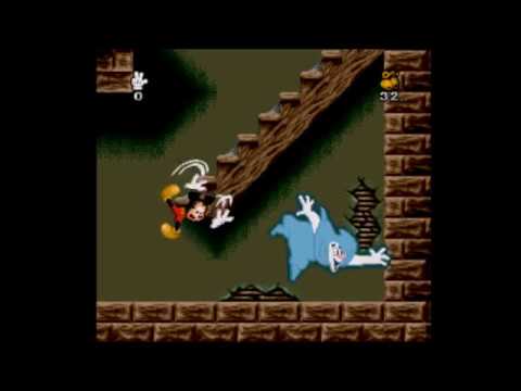 Mickey Mania - Haunted Halls rope zip up the stairs