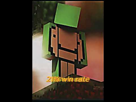 Players win rate against Clownpierce #minecraft #edit