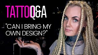 TATTOO Q&A 2⚡Can I bring my own design to a tattoo artist?