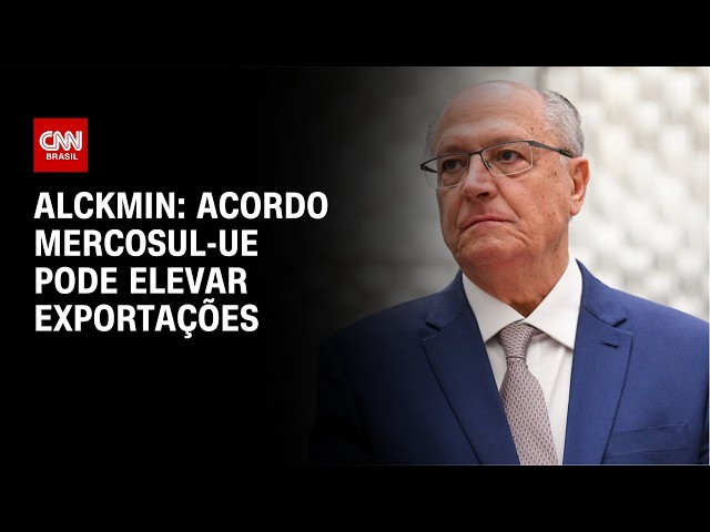 Acordo Mercosul-UE pode elevar exportações brasileiras em 13%, diz Alckmin | BASTIDORES CNN