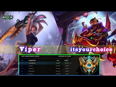 [ Viper ] Riven vs [ itsyourchoice ] Corki Top-  Best Riven Plays - Viper Replays