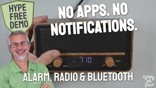 Skip the Phone Before Bed - This Wooden Clock Radio Has Everything