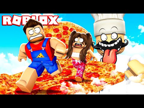 SCAPPIAMO DALLA PIZZERIA CATTIVA DI ROBLOX!!