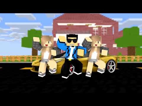 MONSTER SCHOOL : GANGNAM STYLE HEROBRINE, CREEPER GIRL, ENDER GIRL(LOVE STORY) - MINECRAFT ANIMATION