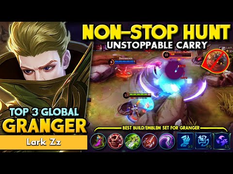 Lark Perfect Rotation & Ganking! Top Global Granger Gameplay by Lark MLBB |  Granger Best Build 2021
