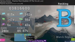 Seven Lions - Summer Of The Occult [Entering The Blight] 1.4x speed 85.87% 7.8* pass