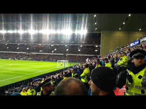 Ibrox atmosphere. Rangers - Spartak Moscow. 25.10.2018