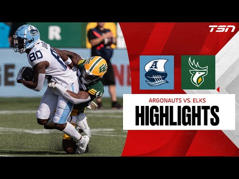 CFL Week Three Highlights: Toronto Argonauts vs. Edmonton Elks