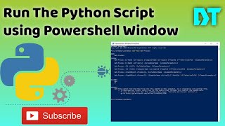 How to Run your Python Script using Command Terminal or Powershell 🐍 #Python #Command