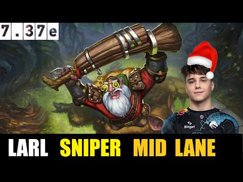 🤯Larl [SNIPER] MIDLANE 7.37e - DOTA 2 HIGHEST MMR MATCH#dota2 #dota2gameplay #lari
