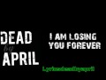 dead by april Losing you lyrics 