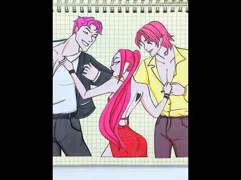HUNTRIX MIRA AND SAJA BOYS | KPOP DEMON HUNTERS STICKER BOOK DIY #golden #sodapop