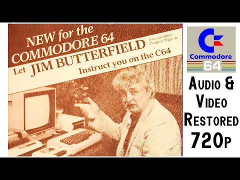 Jim Butterfield Commodore 64 Training Tape - Audio & Video Restored - 720p