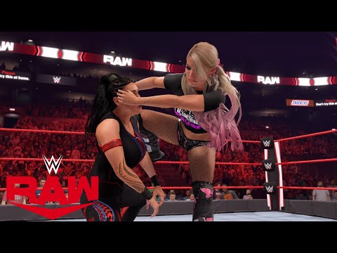 WWE 2K22 RAW ALEXA BLISS VS TAMINA